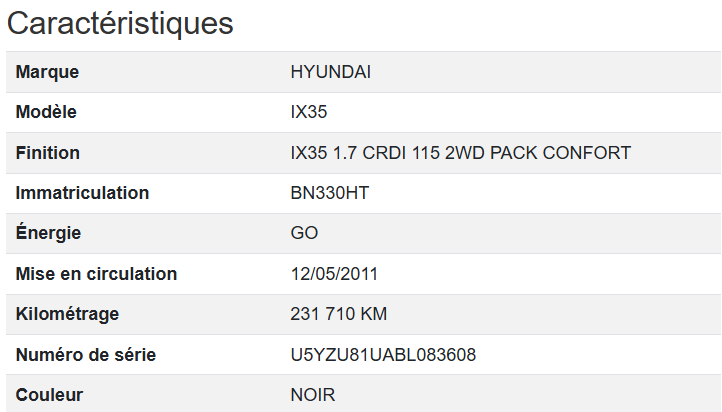 Hyundai IX35 Pack Confort