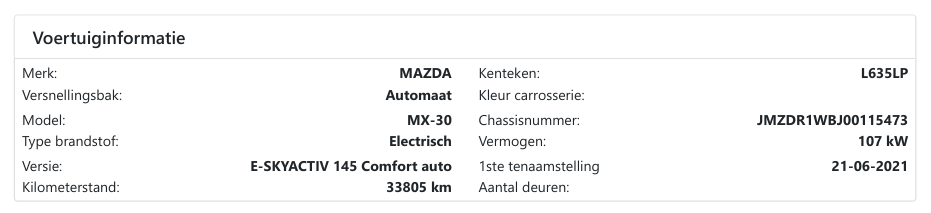 Mazda MX-30