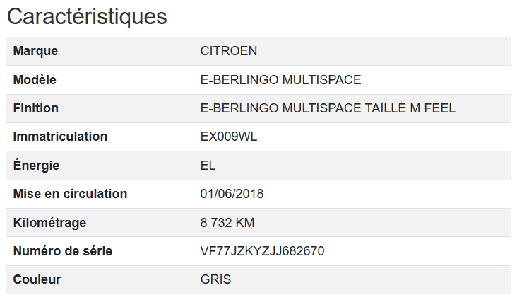 Citroen E-Berlingo Feel
