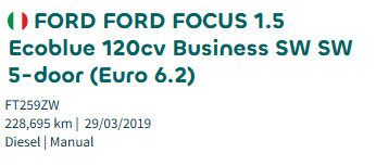 Ford Focus Business