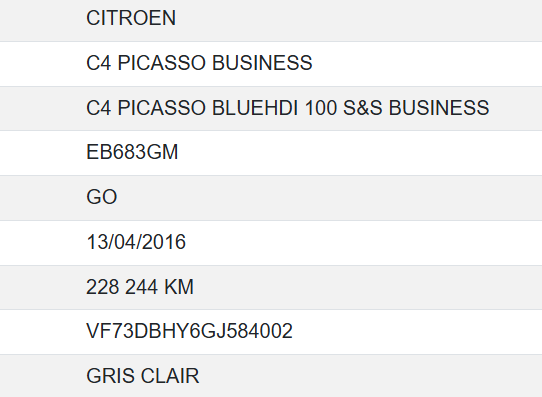 Citroen C4 PICASSO BUSINESS