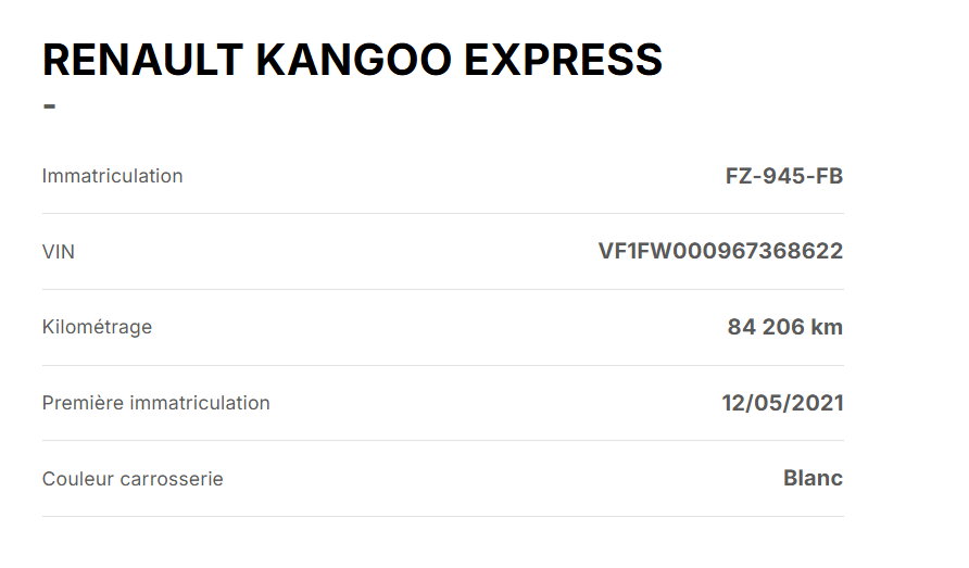 Renault Kangoo Z.E. Grand Confort