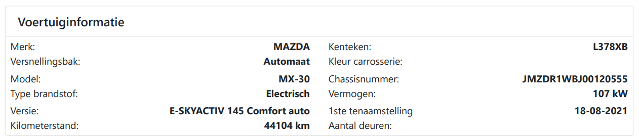 Mazda MX-30