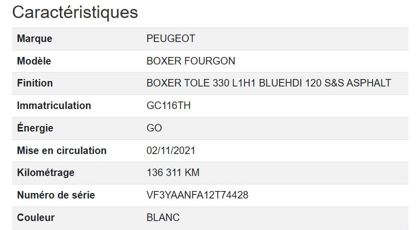 Peugeot Boxer Tole L1H1