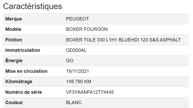 Peugeot Boxer Tole L1H1