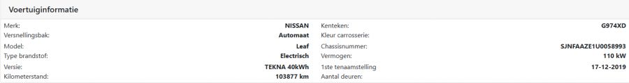 Nissan Leaf