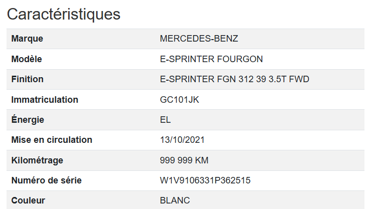 Mercedes-Benz E-Sprinter FWD
