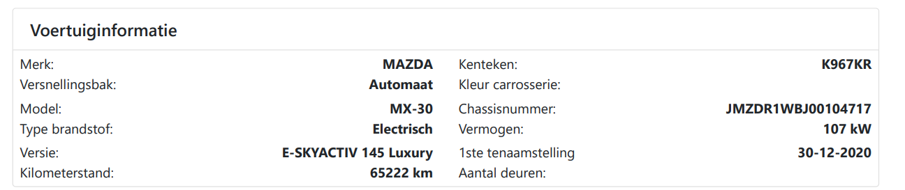 Mazda MX-30
