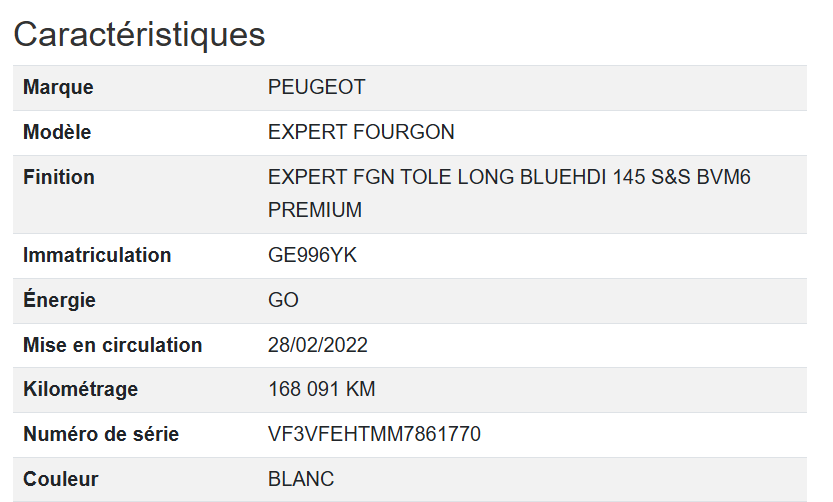 Peugeot Expert FGN