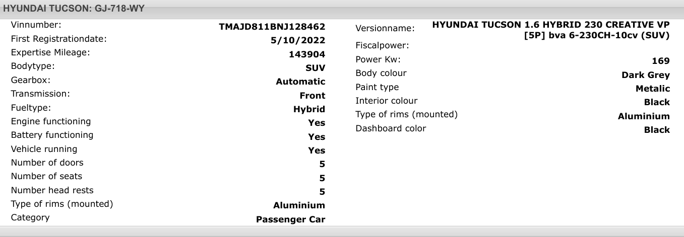 Hyundai Tucson HYBRID Creative