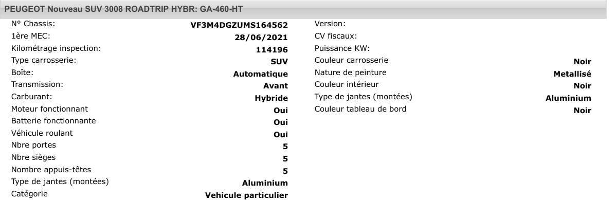Peugeot 3008 Roadtrip HYBRID