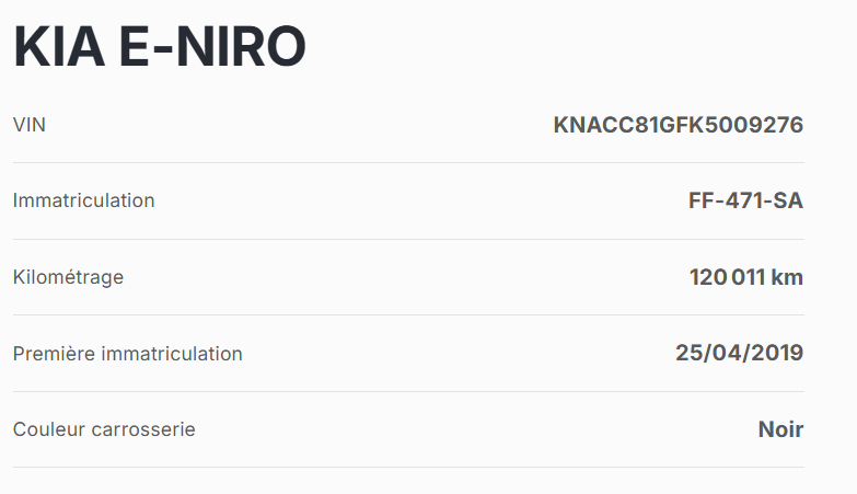 KIA E-Niro