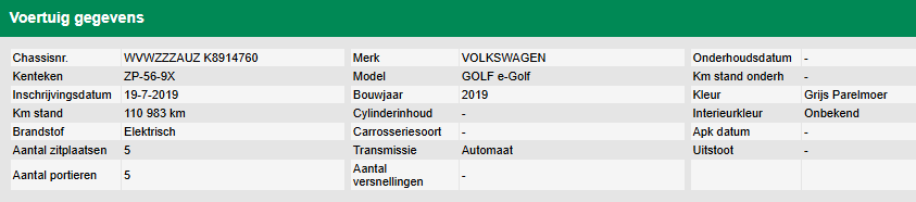 Volkswagen E-Golf