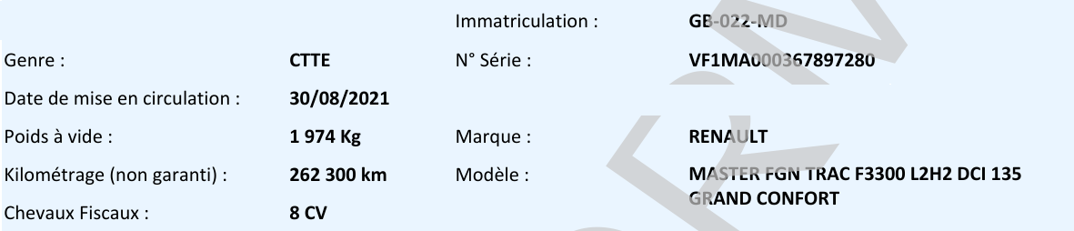 Renault Master FGN TRAC L2H2