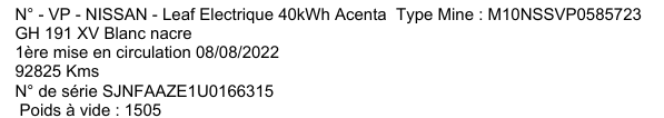 Nissan Leaf ACENTA
