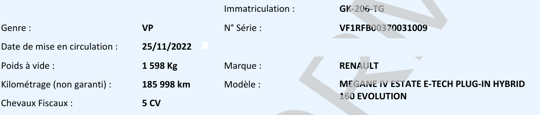 Renault Megane  Evolution HYBRID