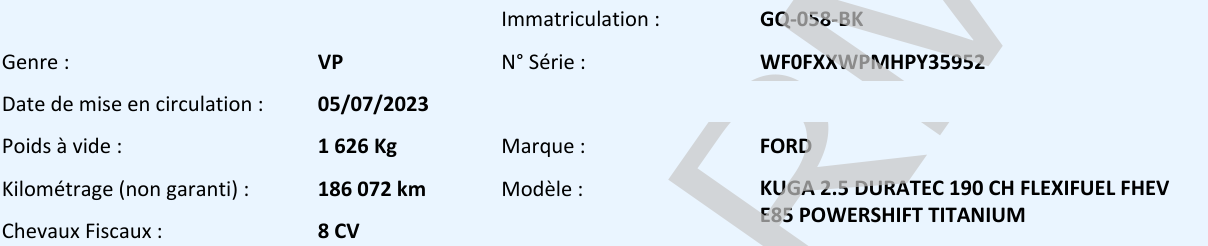 Ford Kuga Titanium HYBRID