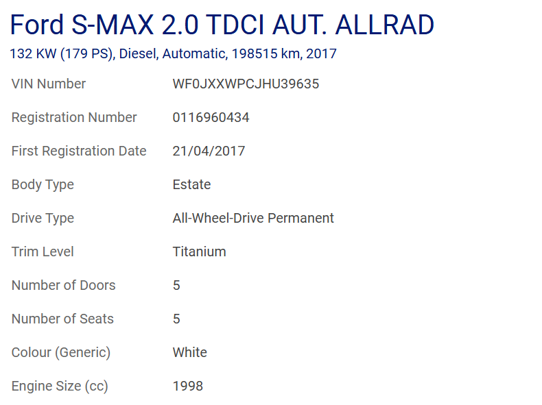Ford S-Max Titanium