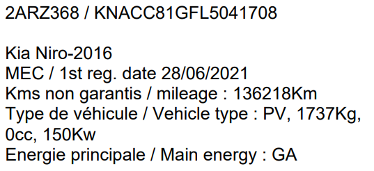 Kia E-NIRO