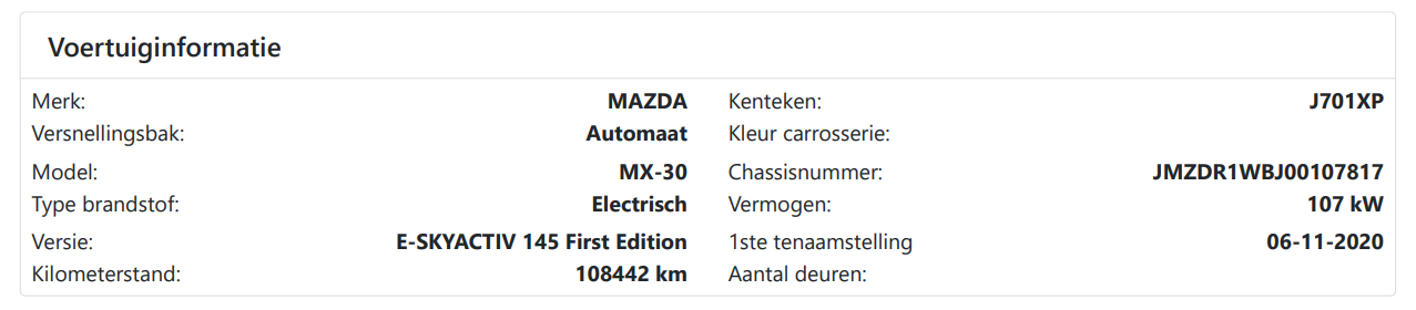 Mazda MX-30