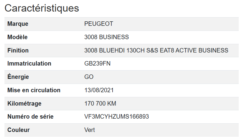Peugeot 3008 Business