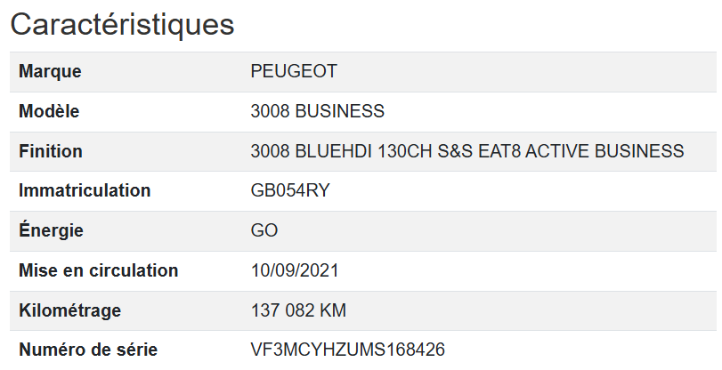 Peugeot 3008 Business