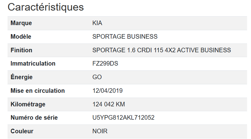 Kia Sportage Business