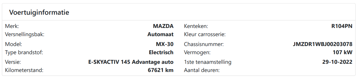 Mazda MX-30