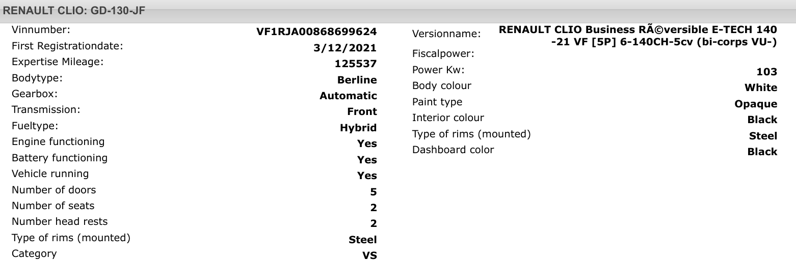 Renault Clio HYBRID Business