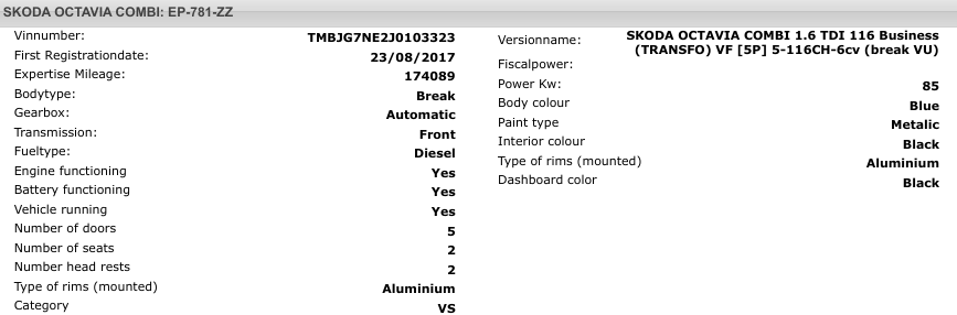 Skoda Octavia Business