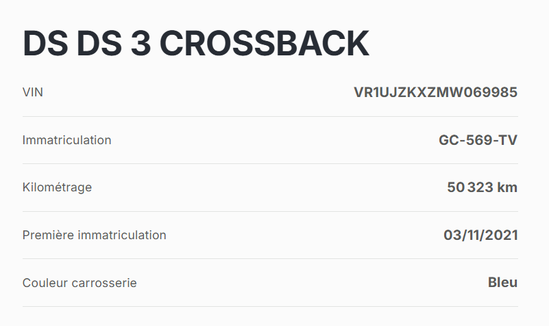DS 3 Crossback E-Tense