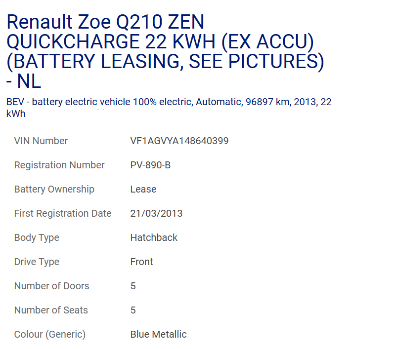 Renault Zoe Q210