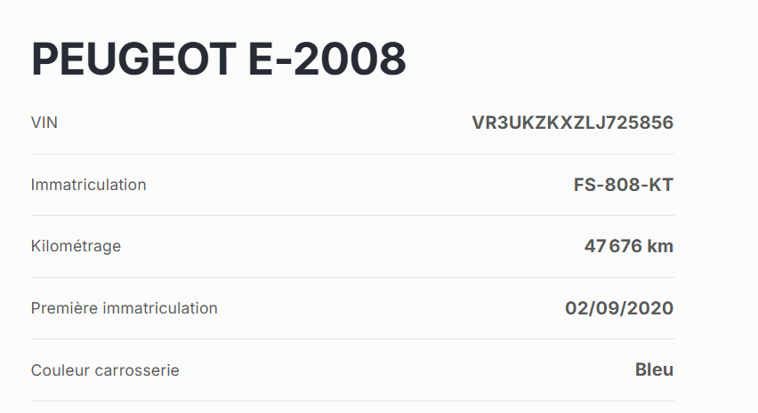 Peugeot E-2008 GT