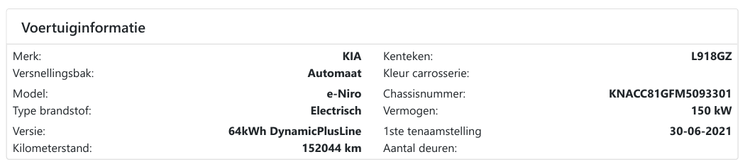 KIA E-NIRO