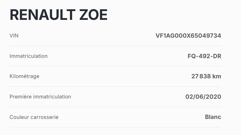 Renault Zoe Bussines