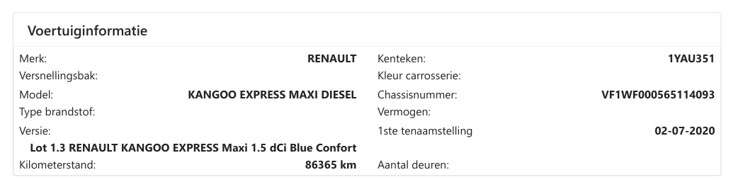 Renault Kangoo Express