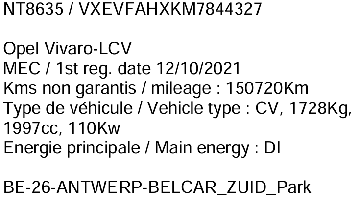 Opel Vivaro L3H1