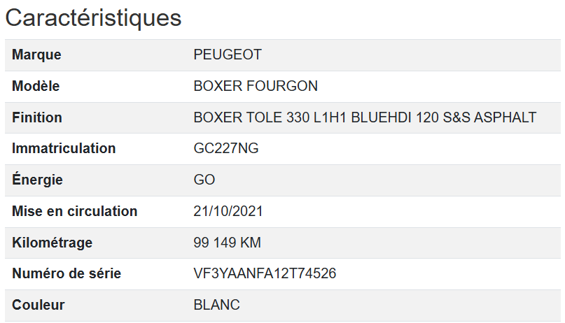 Peugeot Boxer Tole L1H1