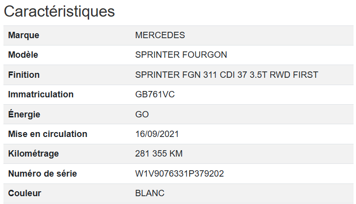 Mercedes Sprinter FGN L2H1