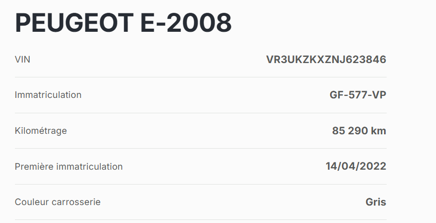 Peugeot E-2008