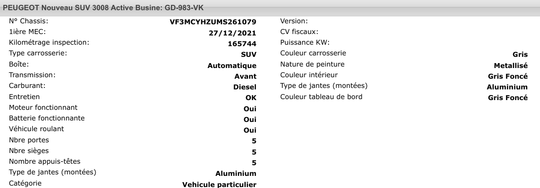 Peugeot 3008 Business