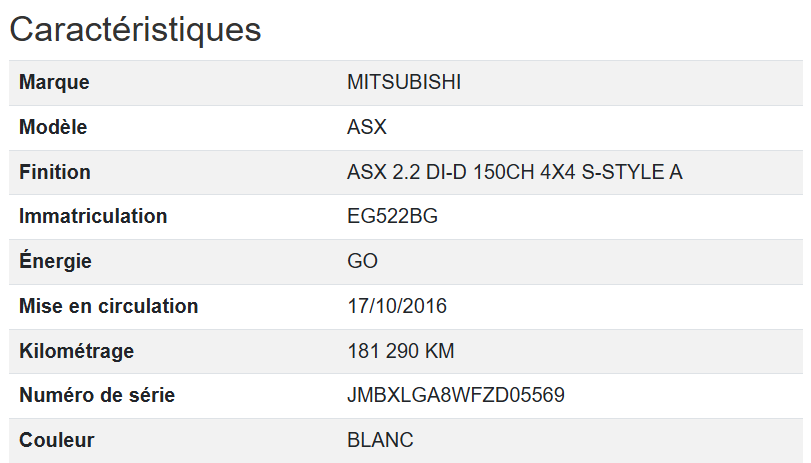 Mitsubishi ASX S-STYLE 4WD