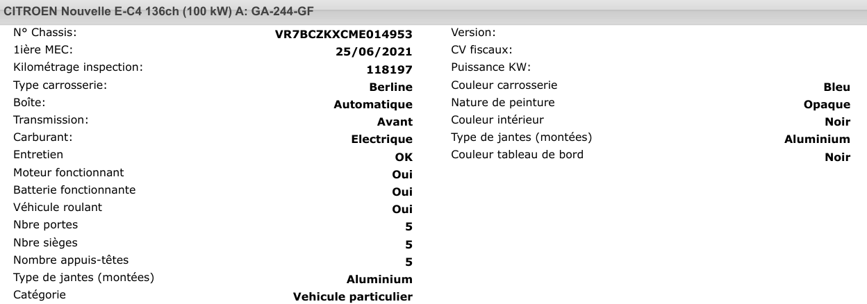 Citroen E-C4 Shine