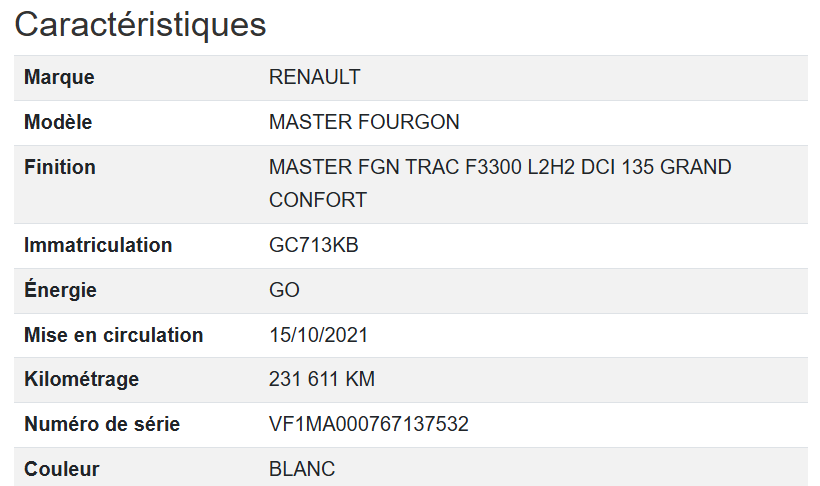 Renault Master FGN TRAC L2H2