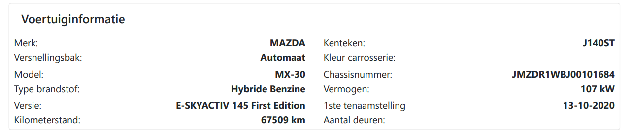 Mazda MX-30