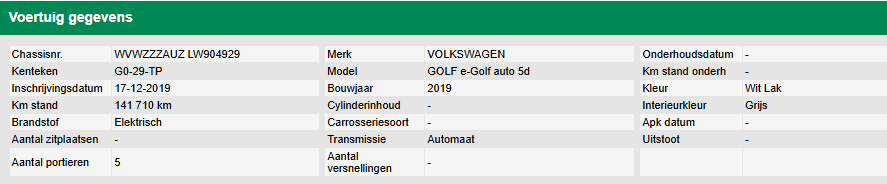 Volkswagen E-Golf