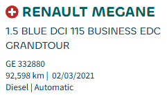 Renault Megane Business