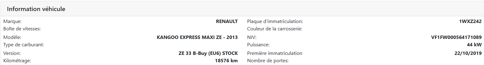 Renault Kangoo Express Z.E.